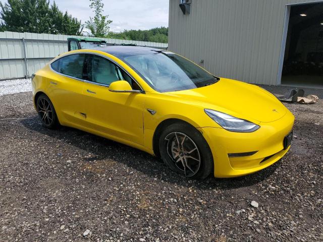 5YJ3E1EB6JF147263 - 2018 TESLA MODEL 3 黄色 照片 4