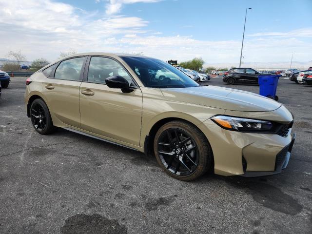 19XFL2H87SE004838 - 2025 HONDA CIVIC SPORT TAN photo 4