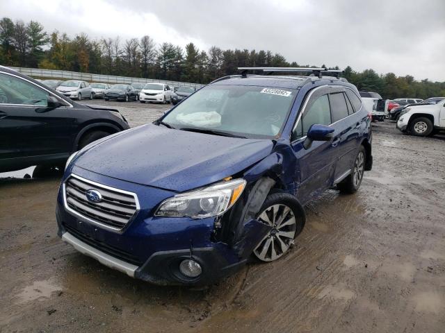 4S4BSETC8H3331131 - 2017 SUBARU OUTBACK TOURING BLUE photo 2