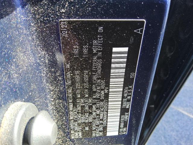 5TDKDRAH9PS505077 - 2023 TOYOTA HIGHLANDER L BLUE photo 13