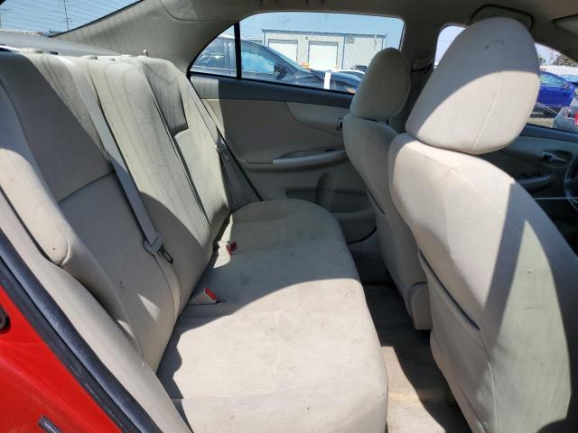 1NXBU4EE4AZ319495 - 2010 TOYOTA COROLLA BASE RED photo 10