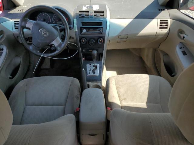 1NXBU4EE4AZ319495 - 2010 TOYOTA COROLLA BASE RED photo 8