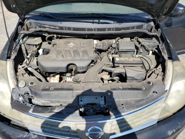 3N1BC13E99L428715 - 2009 NISSAN VERSA S BLACK photo 11