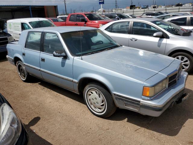 1B3BU4638JD171547 - 1988 DODGE DYNASTY BLUE photo 4