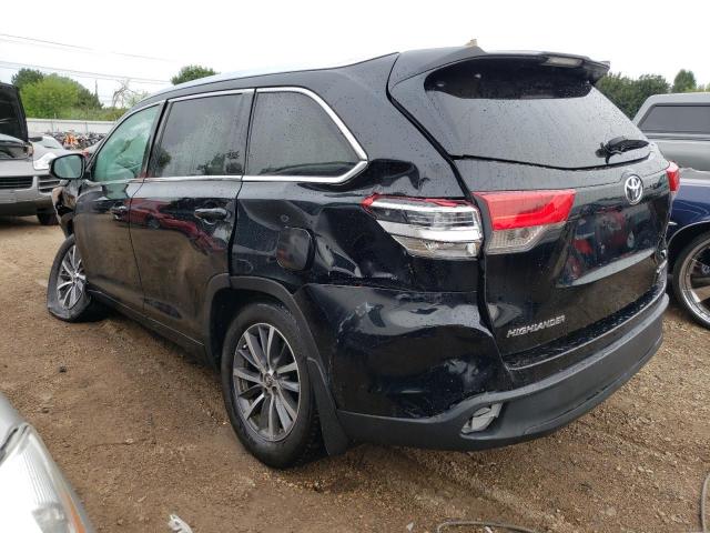 5TDJZRFH4HS450111 - 2017 TOYOTA HIGHLANDER SE BLACK photo 2