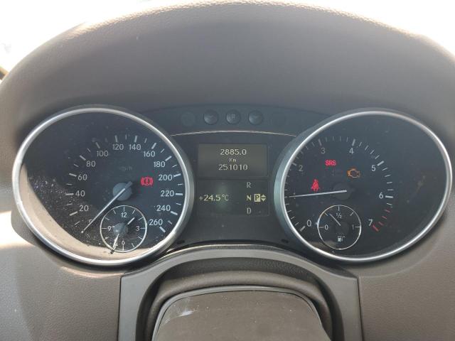 4JGBB8GB7AA580105 - 2010 MERCEDES-BENZ ML 350 4MATIC WHITE photo 9