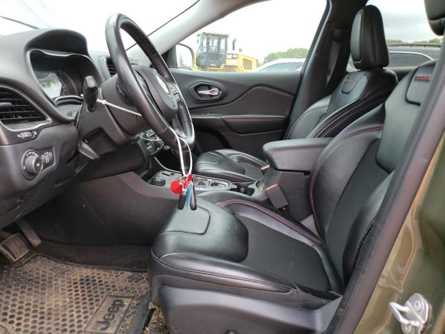 1C4PJMBX2KD400392 - 2019 JEEP CHEROKEE TRAILHAWK GREEN photo 7