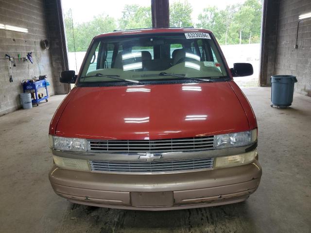 1GNDM19W11B101497 - 2001 CHEVROLET ASTRO RED photo 5