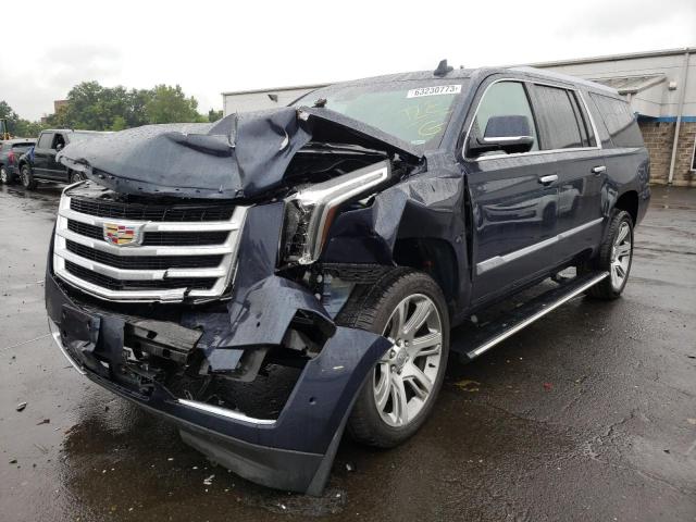 1GYS4JKJ3KR234778 - 2019 CADILLAC ESCALADE ESV PREMIUM LUXURY BLUE photo 1