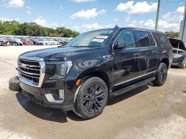 1GKS2GKD3MR426945 - 2021 GMC YUKON XL K1500 SLT BLACK photo 1