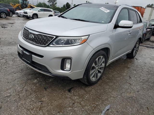 5XYKWDA72EG490419 - 2014 KIA SORENTO SX SILVER photo 1