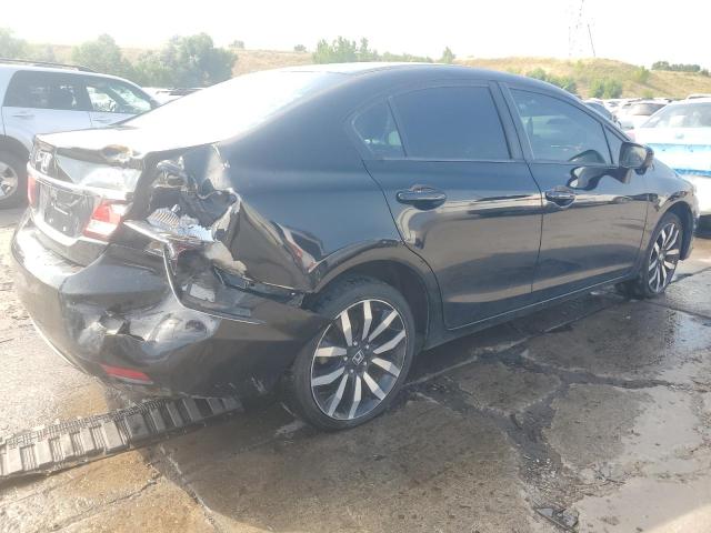 19XFB2F98FE089175 - 2015 HONDA CIVIC EXL შავი ფოტო 3