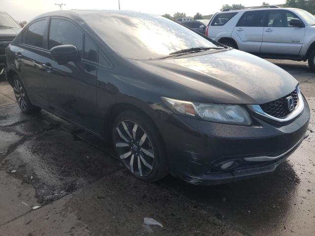 19XFB2F98FE089175 - 2015 HONDA CIVIC EXL შავი ფოტო 4