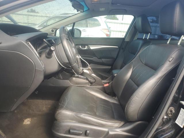 19XFB2F98FE089175 - 2015 HONDA CIVIC EXL შავი ფოტო 7