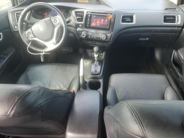 19XFB2F98FE089175 - 2015 HONDA CIVIC EXL შავი ფოტო 8