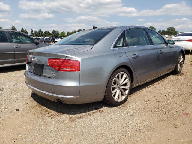 WAURVAFD5BN020515 - 2011 AUDI A8 L QUATTRO SILVER photo 3