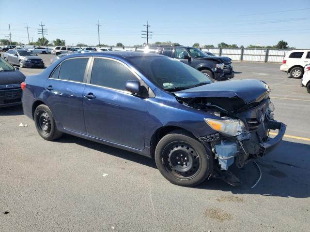 5YFBU4EE1DP175636 - 2013 TOYOTA COROLLA BASE Կապույտ լուսանկար 4