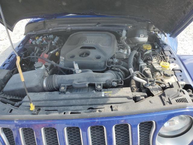 1C4HJXEN4LW231384 - 2020 JEEP WRANGLER U SAHARA Көк фото 12