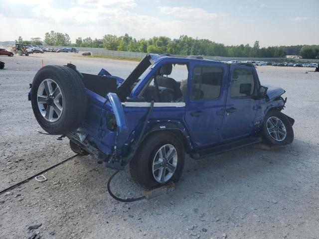 1C4HJXEN4LW231384 - 2020 JEEP WRANGLER U SAHARA Көк фото 3