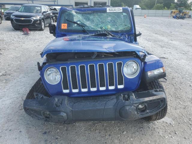 1C4HJXEN4LW231384 - 2020 JEEP WRANGLER U SAHARA Көк фото 5