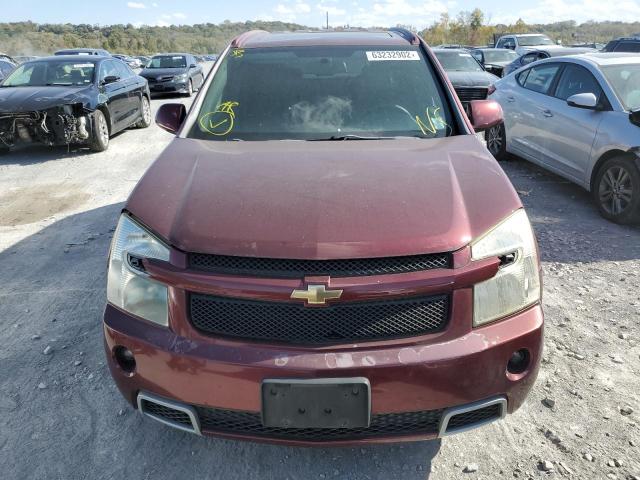 2CNDL537886034393 - 2008 CHEVROLET EQUINOX SPORT MAROON photo 9