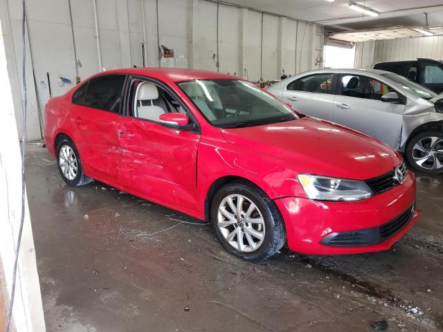 3VWDP7AJ4CM316285 - 2012 VOLKSWAGEN JETTA SE RED photo 4