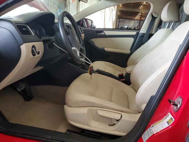 3VWDP7AJ4CM316285 - 2012 VOLKSWAGEN JETTA SE RED photo 7