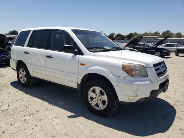 5FNYF28107B040469 - 2007 HONDA PILOT LX WHITE photo 4