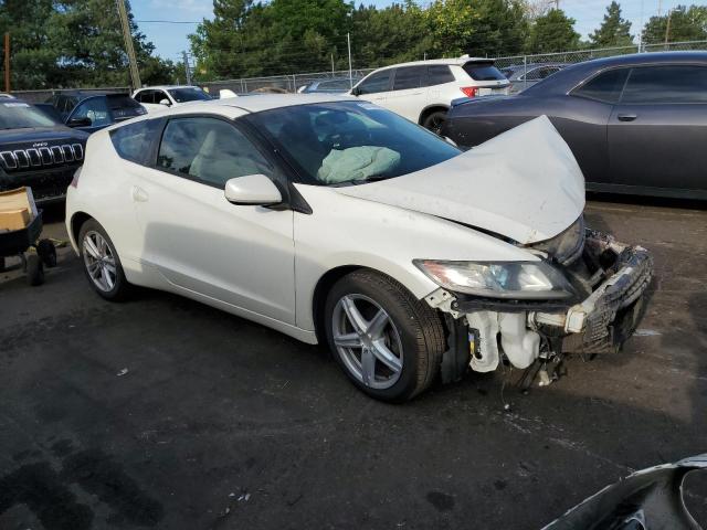 JHMZF1D64BS003483 - 2011 HONDA CR-Z EX WHITE photo 4