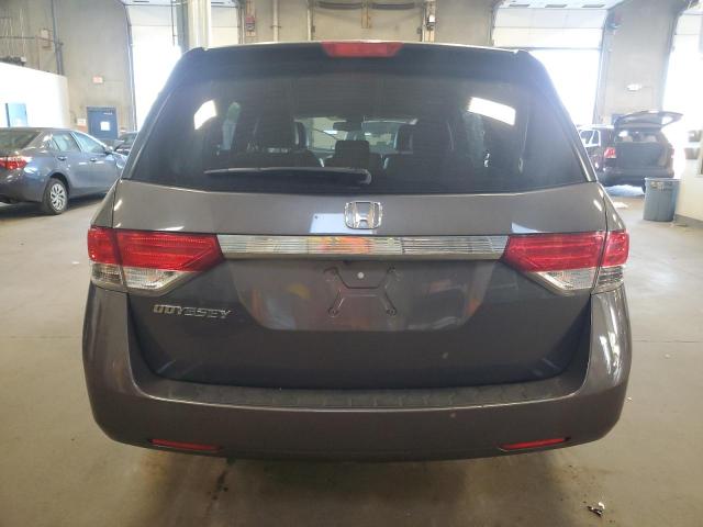 5FNRL5H69FB059885 - 2015 HONDA ODYSSEY EXL GRAY photo 6