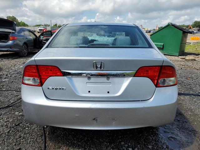 2HGFA16829H523007 - 2009 HONDA CIVIC EX SILVER photo 6