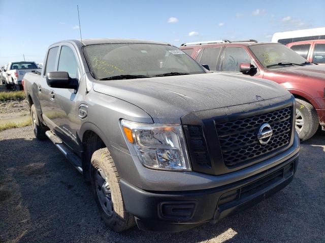 1N6AA1F36JN514431 - 2018 NISSAN TITAN XD S GRAY photo 1