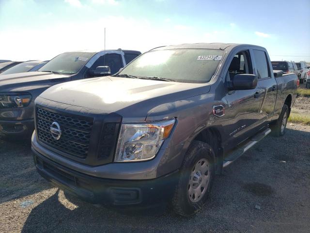 1N6AA1F36JN514431 - 2018 NISSAN TITAN XD S GRAY photo 2