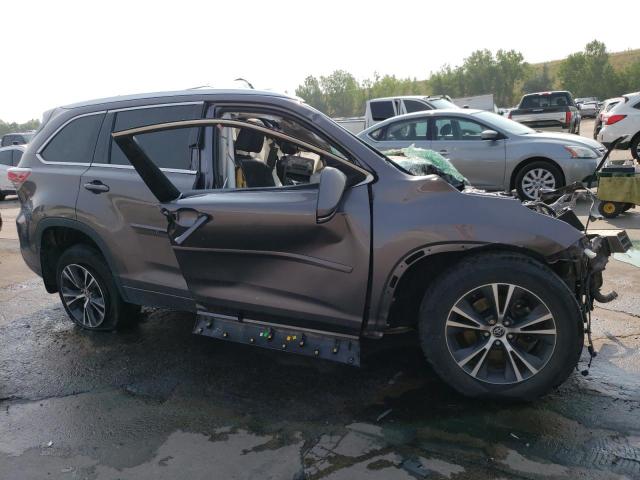 5TDJKRFH1GS237975 - 2016 TOYOTA HIGHLANDER XLE Сұр фото 4