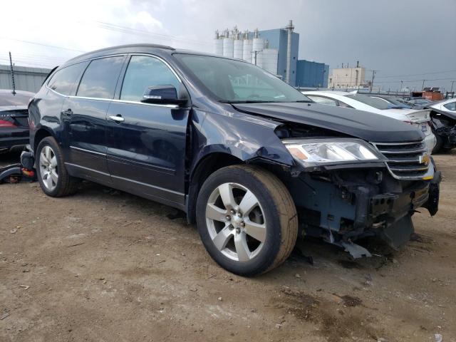 1GNKVJKD3FJ371714 - 2015 CHEVROLET TRAVERSE LTZ BLUE photo 4