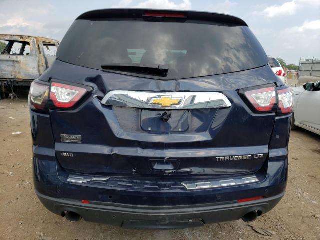 1GNKVJKD3FJ371714 - 2015 CHEVROLET TRAVERSE LTZ BLUE photo 6