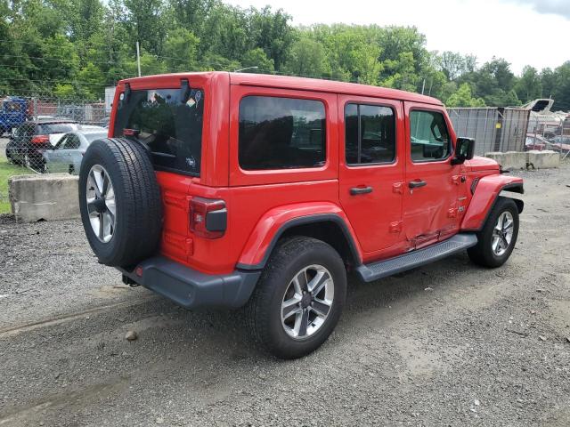 1C4HJXEN8JW302339 - 2018 JEEP WRANGLER U SAHARA Qırmızı foto 3