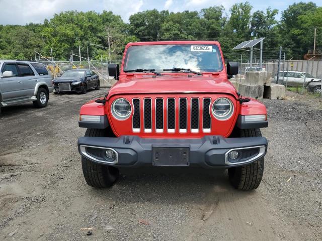 1C4HJXEN8JW302339 - 2018 JEEP WRANGLER U SAHARA Qırmızı foto 5