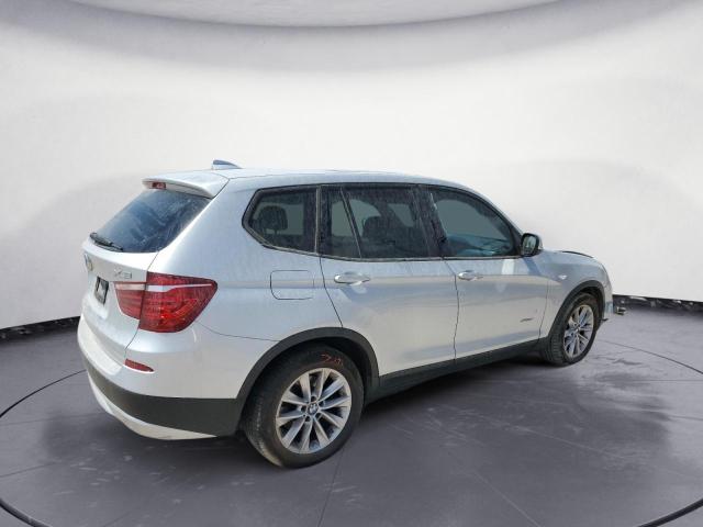 5UXWX9C56E0D30767 - 2014 BMW X3 XDRIVE28I SILVER photo 3