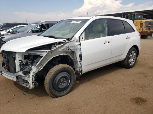 2HNYD282X9H523988 - 2009 ACURA MDX WHITE photo 1