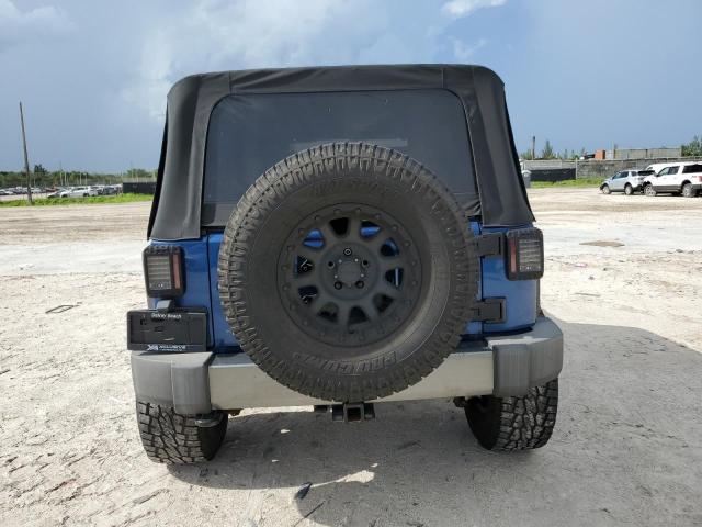 1J4BA3H18AL189706 - 2010 JEEP WRANGLER U SPORT BLUE photo 6