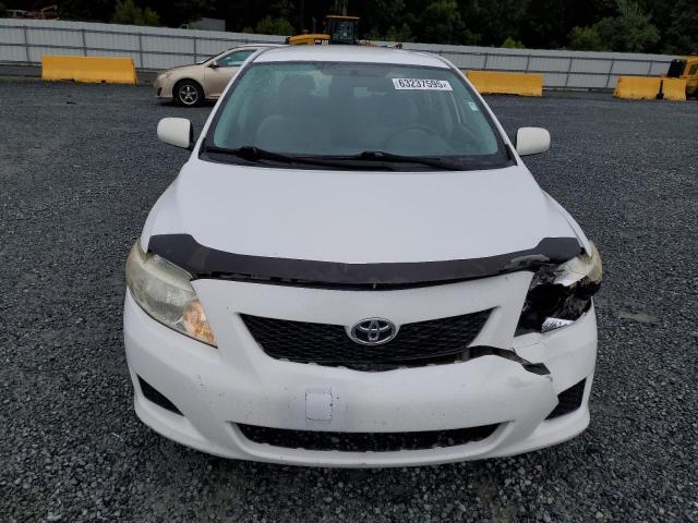 JTDBL40E599059847 - 2009 TOYOTA COROLLA BASE WHITE photo 5