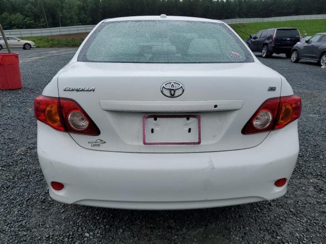 JTDBL40E599059847 - 2009 TOYOTA COROLLA BASE WHITE photo 6