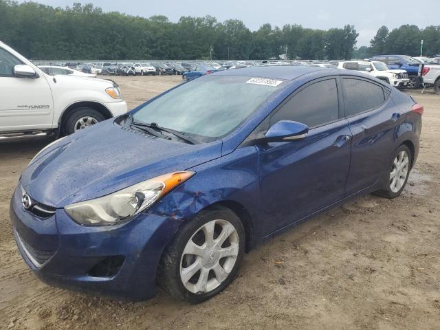 KMHDH4AE0DU580534 - 2013 HYUNDAI ELANTRA GLS BLUE photo 1