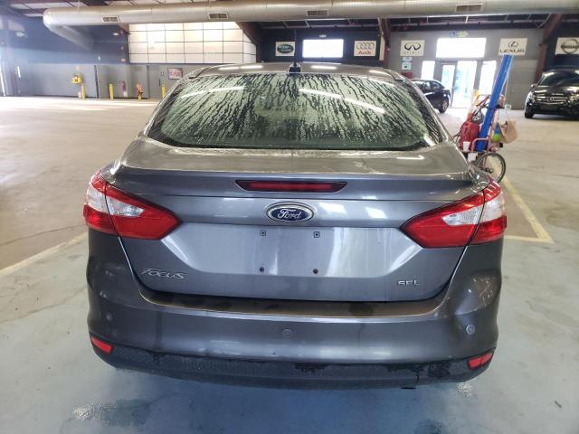 1FAHP3H22CL316451 - 2012 FORD FOCUS SEL GRAY photo 6