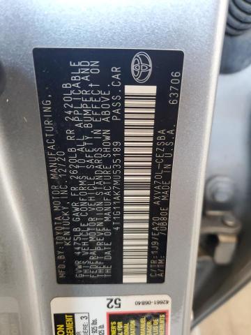 4T1G11AK7MU535189 - 2021 TOYOTA CAMRY SE Silber Foto 13