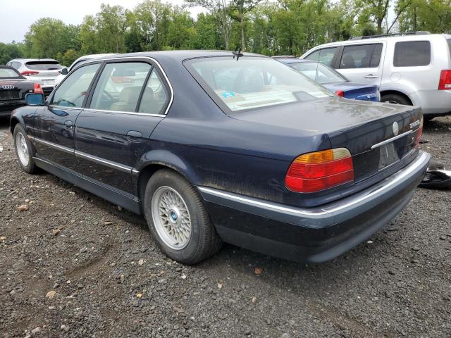 WBAGH8341YDP07775 - 2000 BMW 7 SERIES IL BLUE photo 2