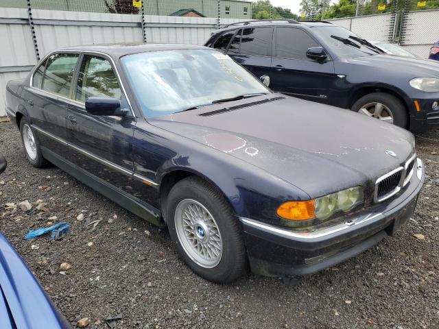 WBAGH8341YDP07775 - 2000 BMW 7 SERIES IL BLUE photo 4