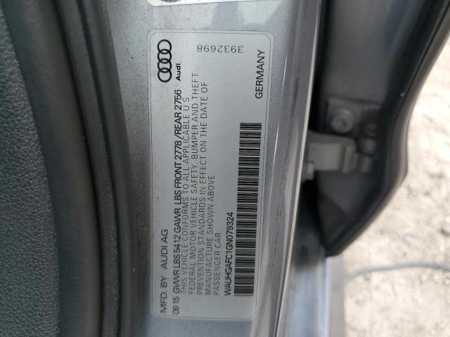 WAUHGAFC1GN079324 - 2016 AUDI A6 PRESTIGE ვერცხლისფერი ფოტო 12