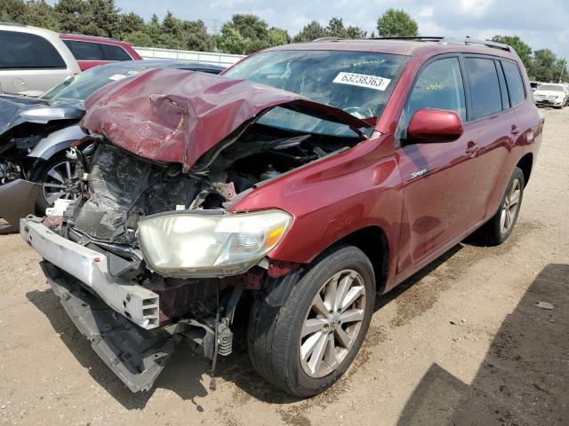 JTEES43A182096762 - 2008 TOYOTA HIGHLANDER SPORT RED photo 1